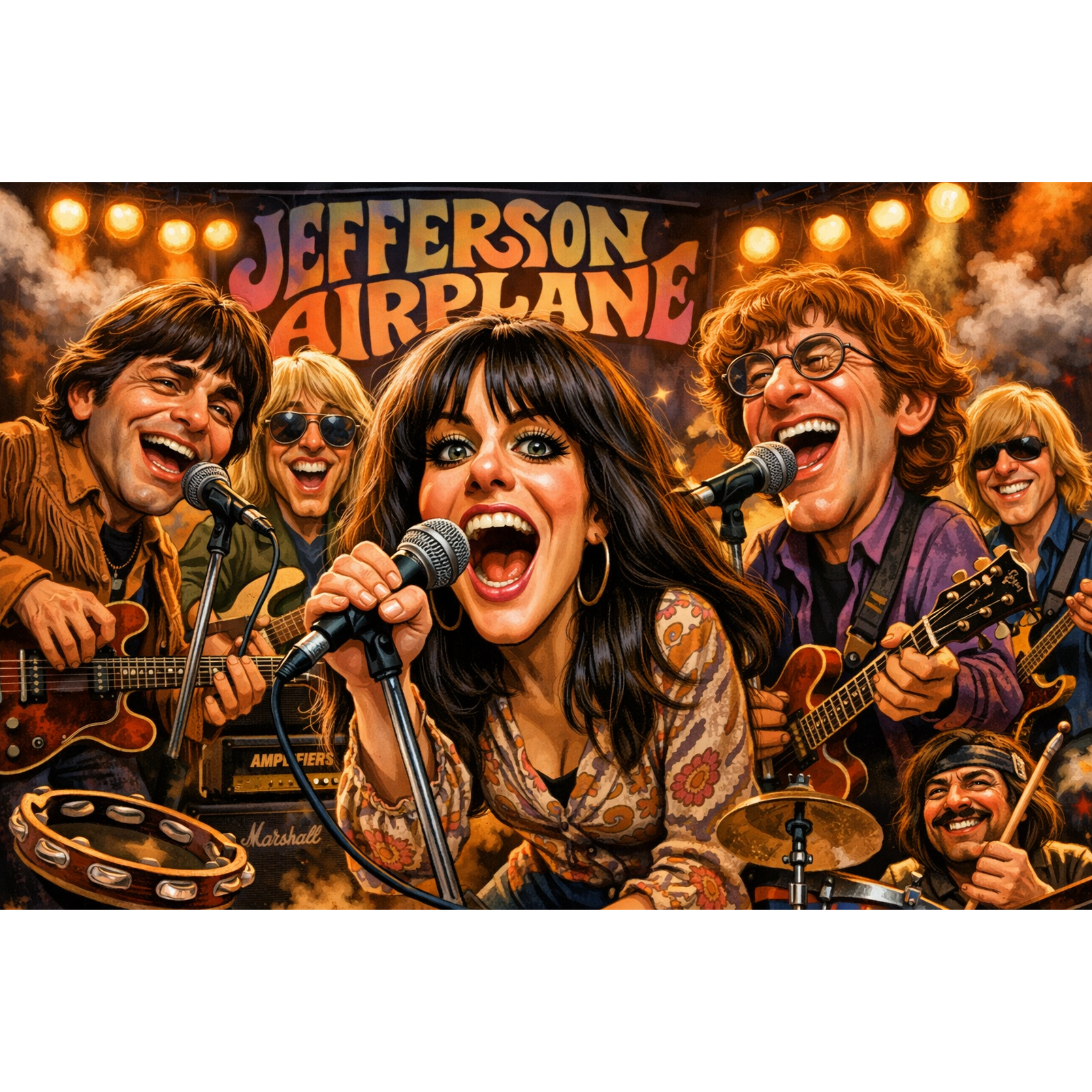 Rock Through the Decades Posters - Iconic Music Art Collection - Lyon Den Designs