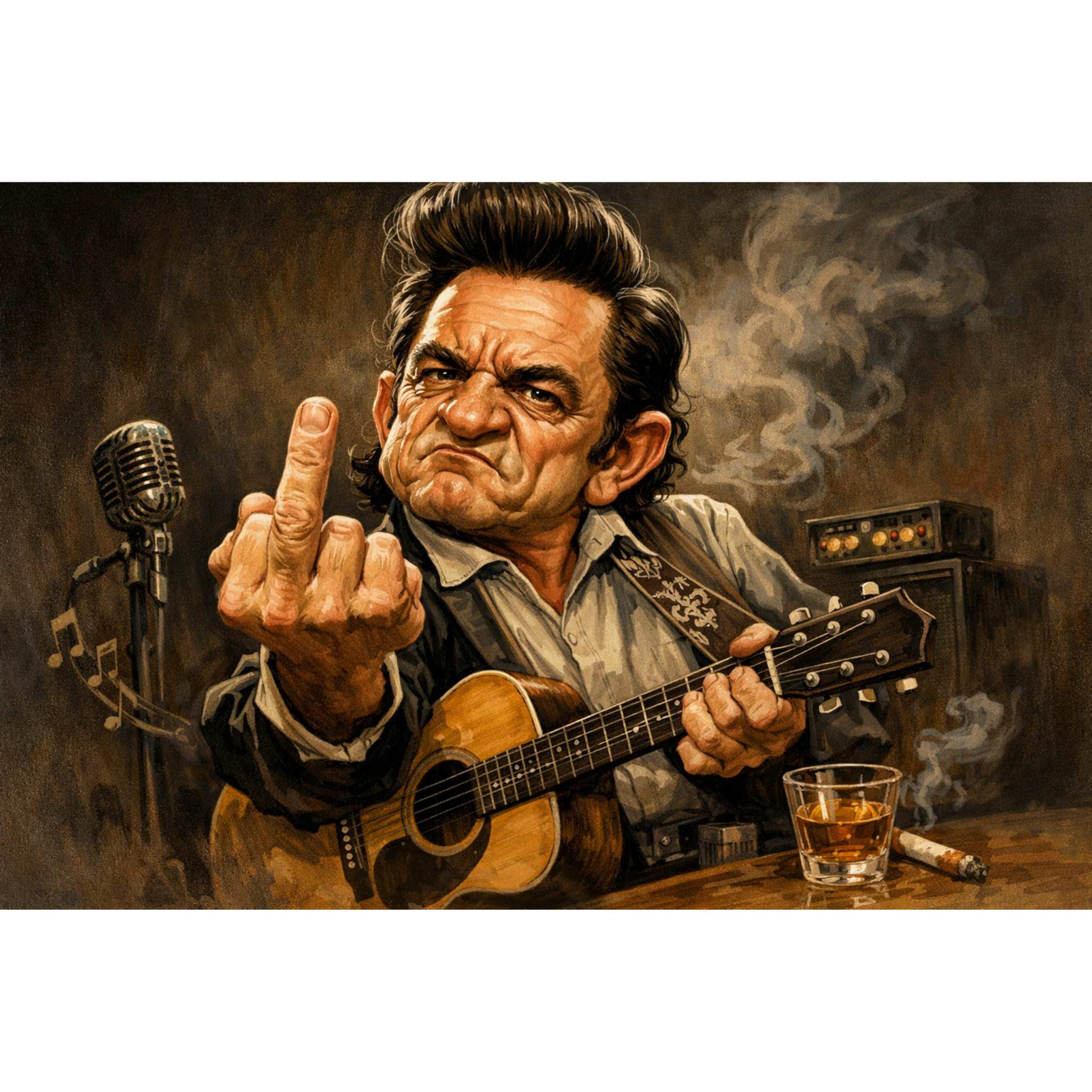 Rock Through the Decades Posters - Iconic Music Art Collection - Lyon Den Designs