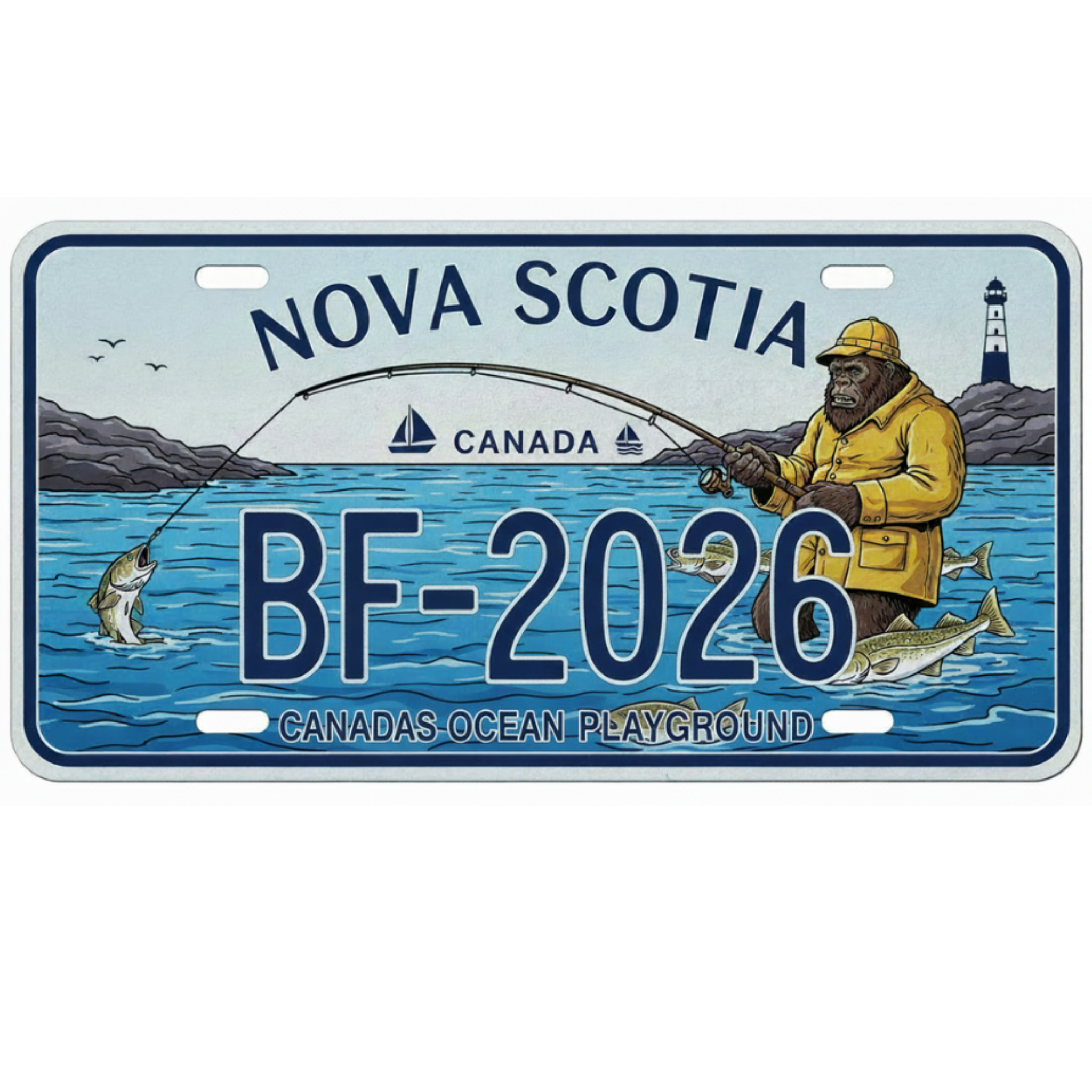 Sasquatch Province License Plates - Canadian Novelty - Lyon Den Designs