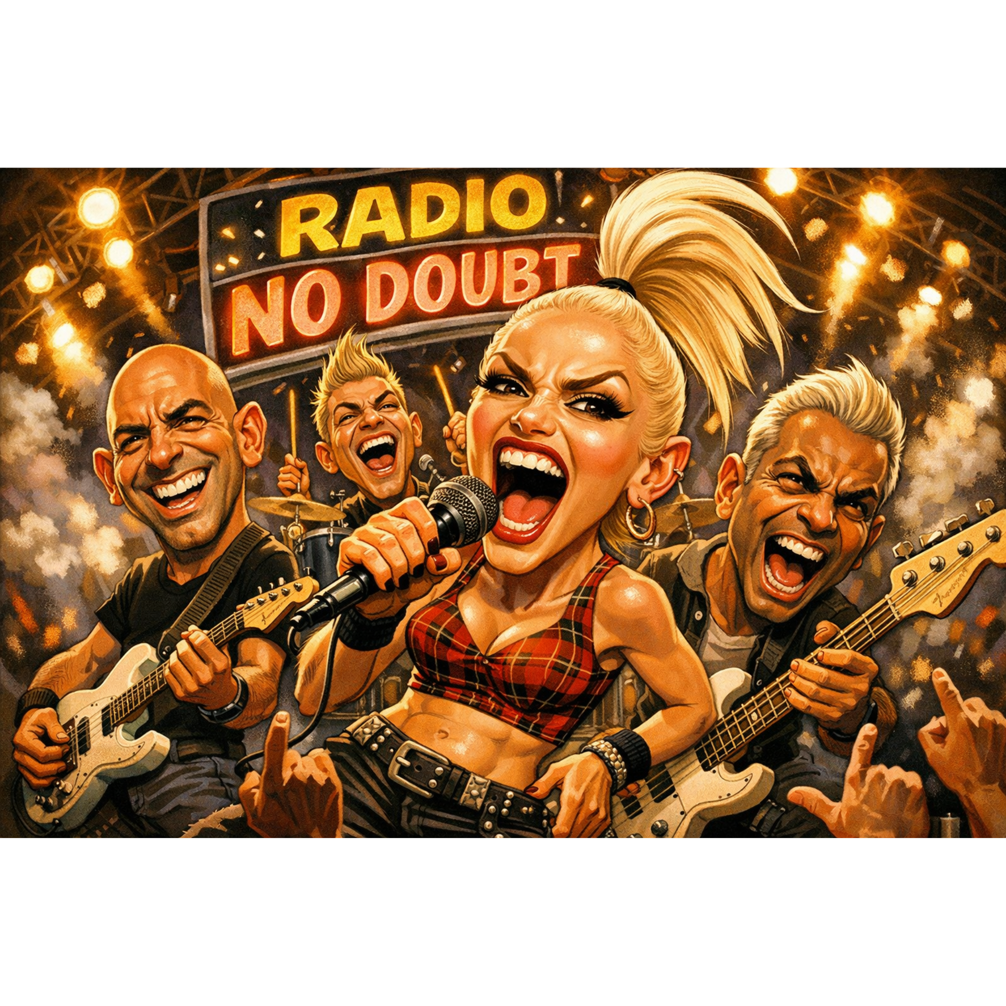 Rock Through the Decades Posters - Iconic Music Art Collection - Lyon Den Designs