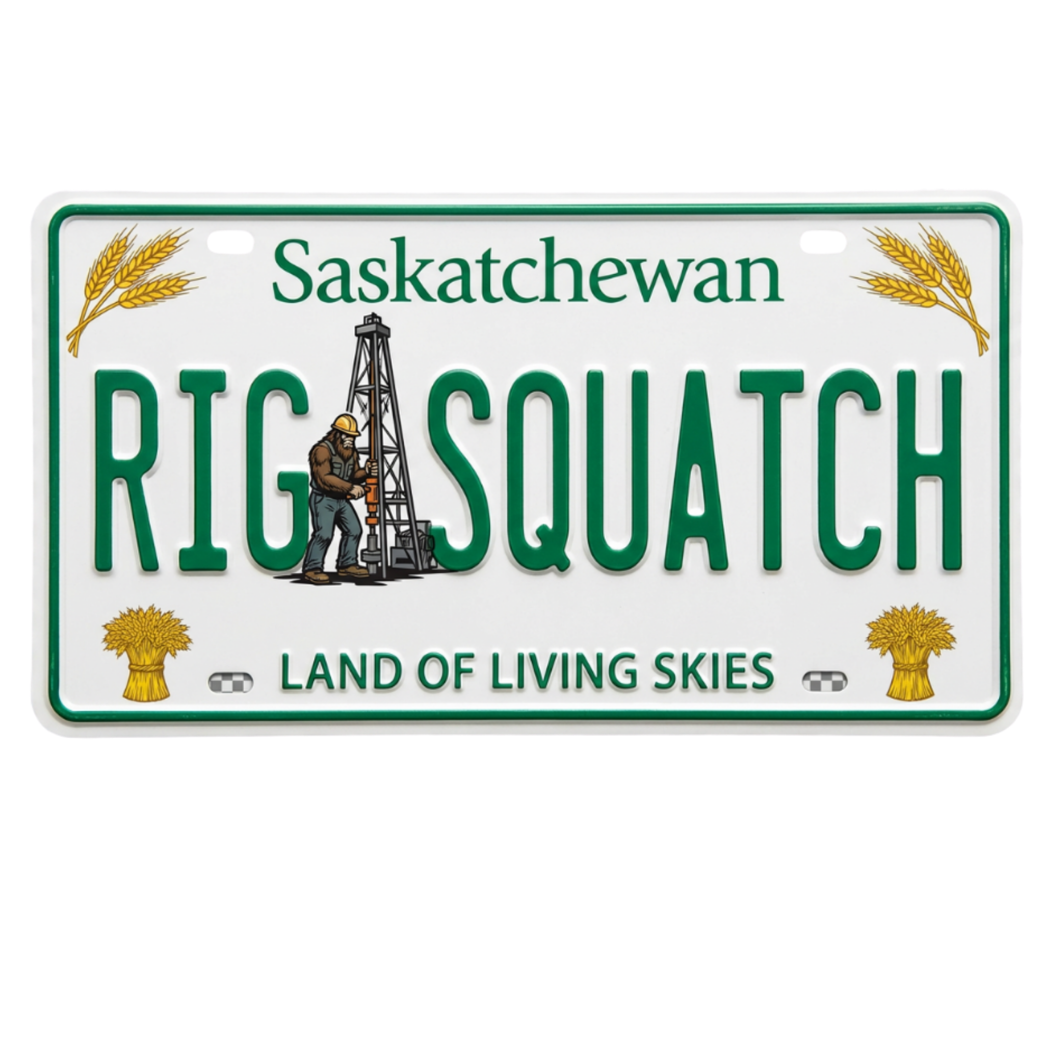 Sasquatch Province License Plates - Canadian Novelty - Lyon Den Designs