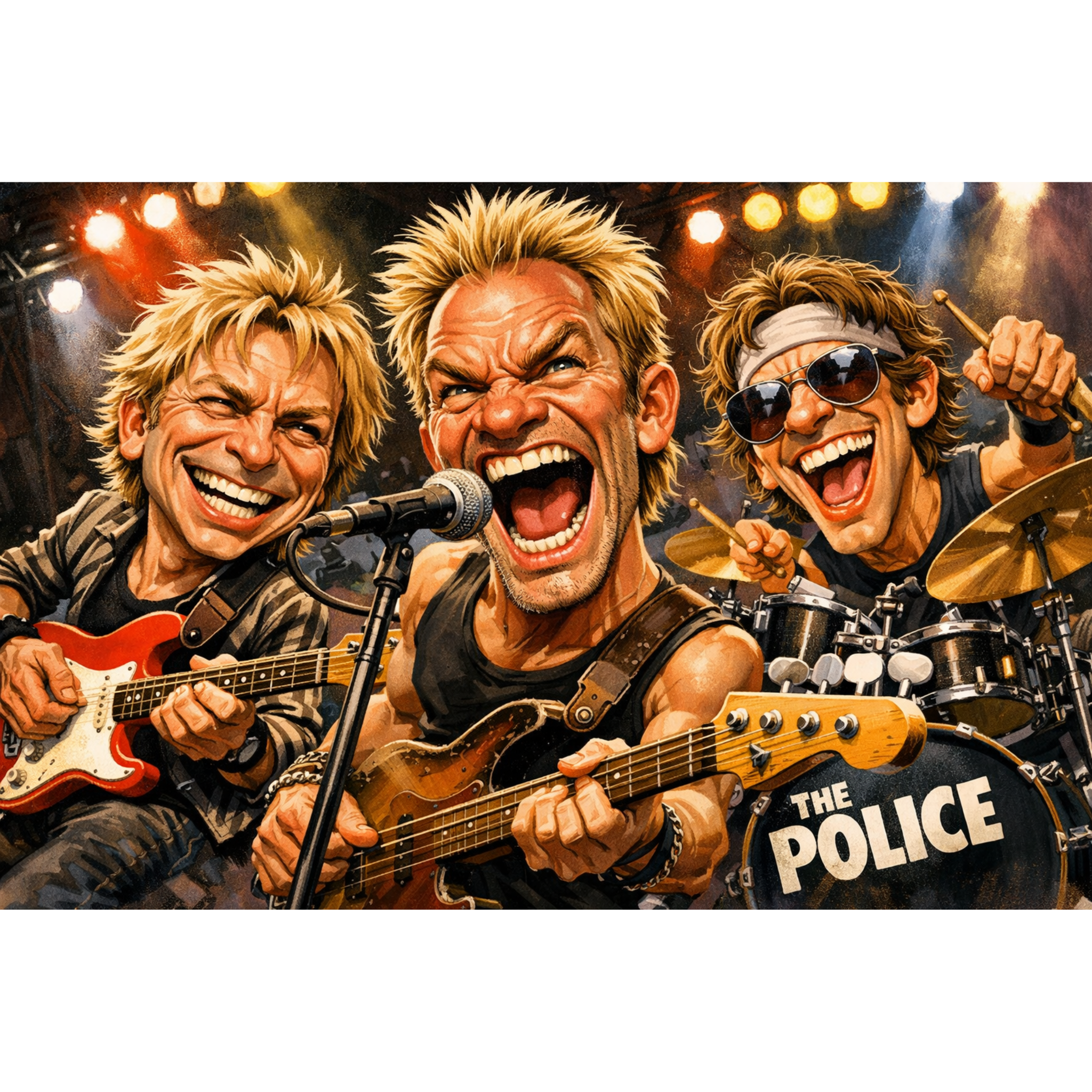 Rock Through the Decades Posters - Iconic Music Art Collection - Lyon Den Designs