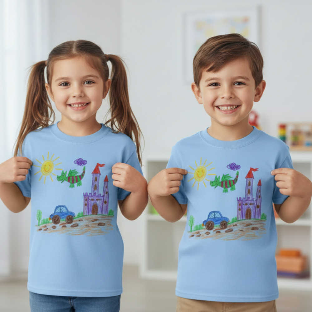 Kids Custom T-Shirts Softstyle® T-Shirt for Comfortable Wear - Lyon Den Designs