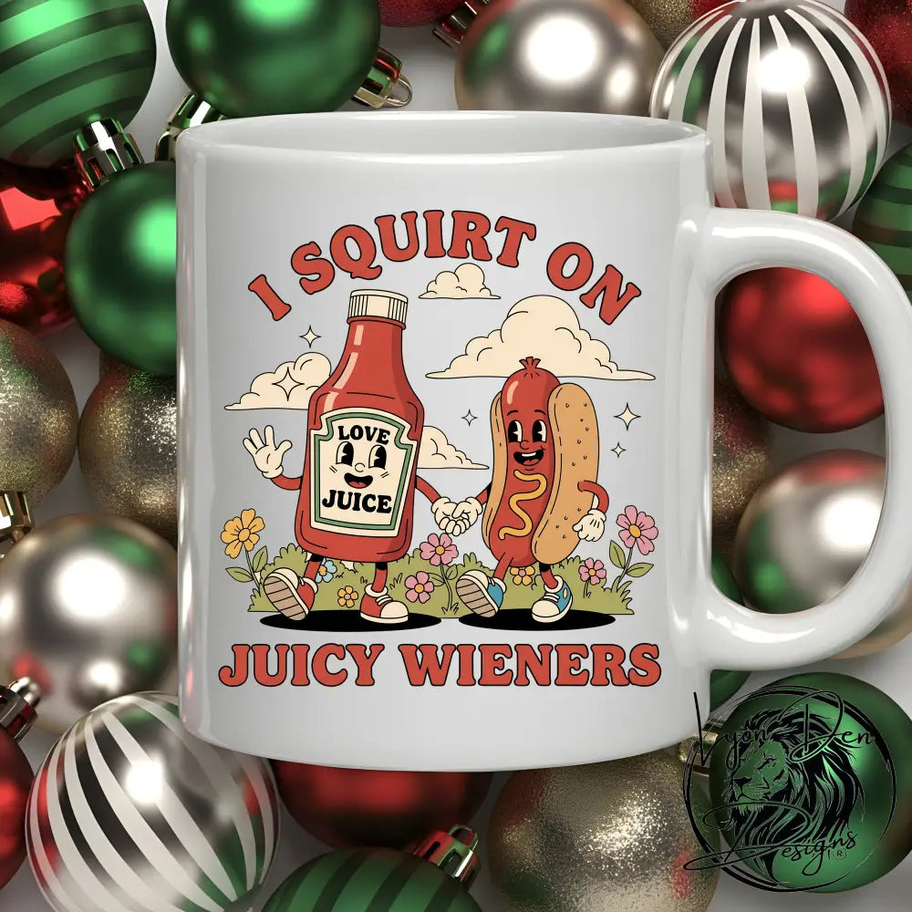 Coffee Cups Silly Sayings I Squirt On Ceramic Coffee Mug 11oz