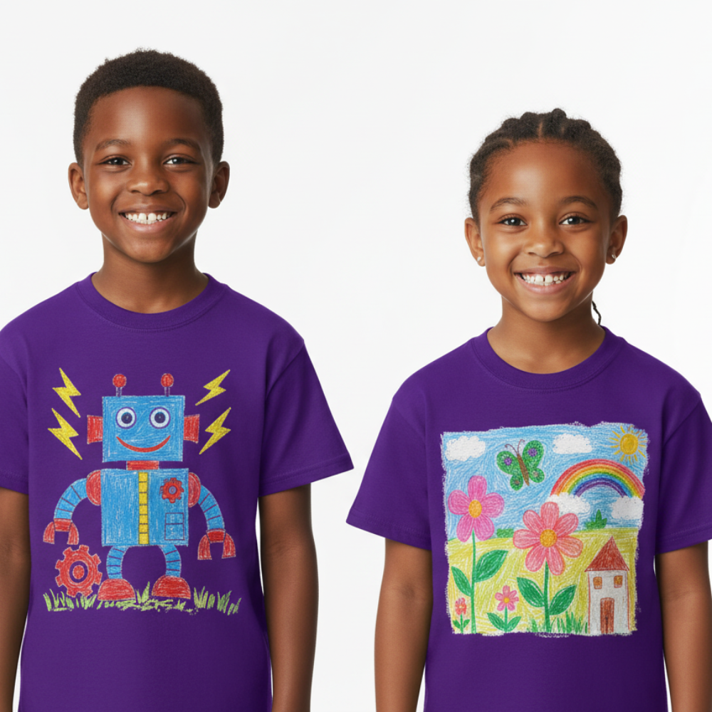 Kids Custom T-Shirts Softstyle® T-Shirt for Comfortable Wear - Lyon Den Designs